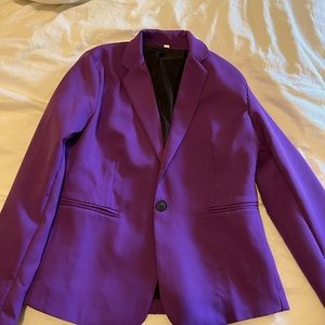 Brand new never worn purple blazer, Womens size L.